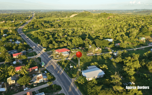 0.37 Acre Corner Lot with Highway Frontage in Camalote Village, Cayo District