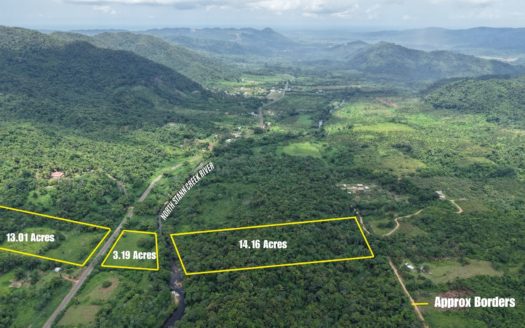 3.19 Acres with River Frontage on Hummingbird Highway Belize
