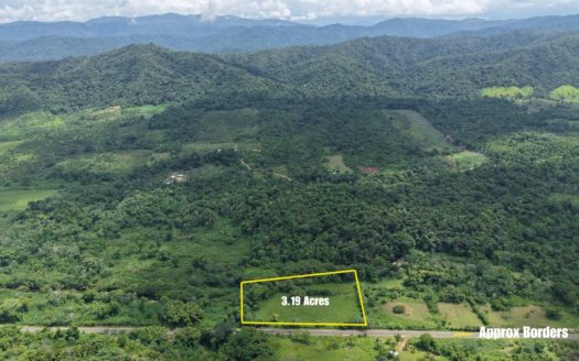 3.19 Acres with River Frontage on Hummingbird Highway Belize