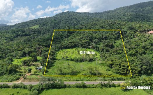 13.01 Acres on Hummingbird Highway, Valley Community, Belize