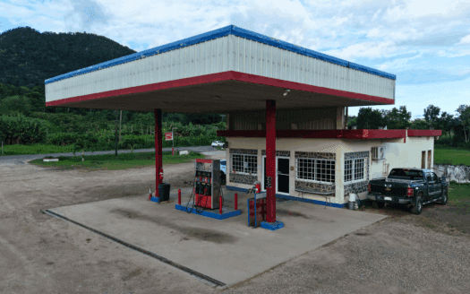 Prime Commercial Gas Station Along Hummingbird Highway
